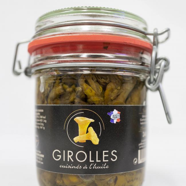 Girolles cuisinées à l'huile bocaux - Girolles cuisinées à l'huile